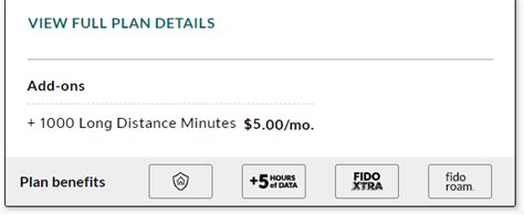 fido 1000 long distance minutes.